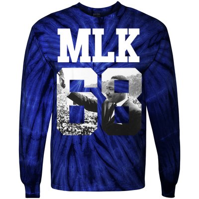 Team MLK 68 Martin Luther King Tie-Dye Long Sleeve Shirt