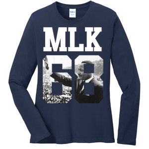 Team MLK 68 Martin Luther King Ladies Long Sleeve Shirt