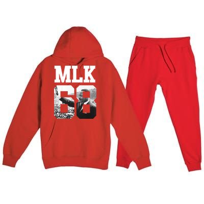 Team MLK 68 Martin Luther King Premium Hooded Sweatsuit Set