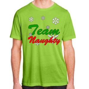 Team Naughty Matching Christmas Adult ChromaSoft Performance T-Shirt