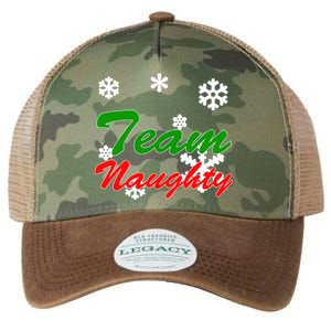 Team Naughty Matching Christmas Legacy Tie Dye Trucker Hat