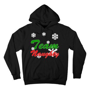 Team Naughty Matching Christmas Hoodie