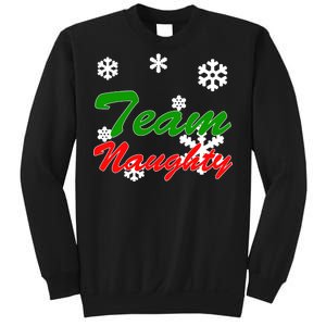 Team Naughty Matching Christmas Sweatshirt