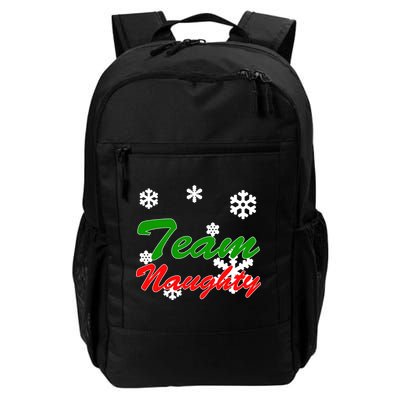 Team Naughty Matching Christmas Backpack