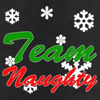 Team Naughty Matching Christmas Adult Drive Performance Visor