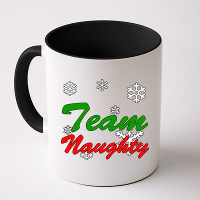Team Naughty Matching Christmas Mug