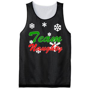 Team Naughty Matching Christmas Mesh Reversible Basketball Jersey Tank