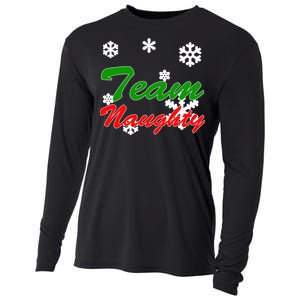 Team Naughty Matching Christmas Cooling Performance Long Sleeve Crew