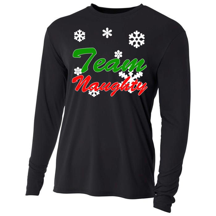 Team Naughty Matching Christmas Cooling Performance Long Sleeve Crew