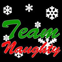 Team Naughty Matching Christmas Kids T-Shirt