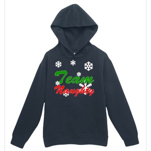 Team Naughty Matching Christmas Urban Pullover Hoodie