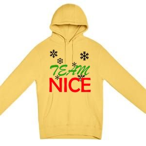 Team Nice Santa's Nice List Premium Pullover Hoodie