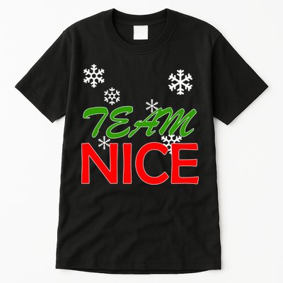Team Nice Santa's Nice List Tall T-Shirt