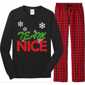 Team Nice Santa's Nice List Long Sleeve Pajama Set