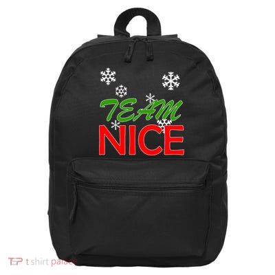 Team Nice Santa's Nice List 16 in Basic Backpack