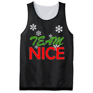 Team Nice Santa's Nice List Mesh Reversible Basketball Jersey Tank