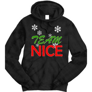 Team Nice Santa's Nice List Tie Dye Hoodie