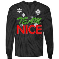 Team Nice Santa's Nice List Tie-Dye Long Sleeve Shirt