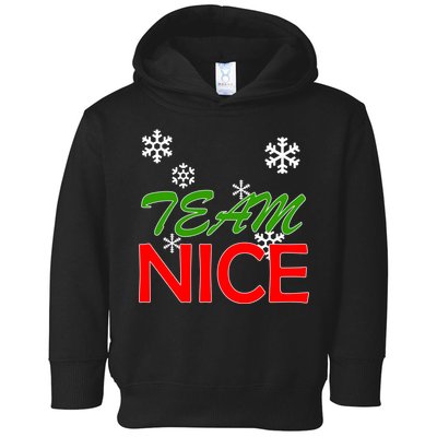 Team Nice Santa's Nice List Toddler Hoodie