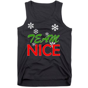 Team Nice Santa's Nice List Tank Top