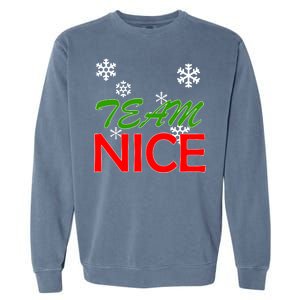 Team Nice Santa's Nice List Garment-Dyed Sweatshirt