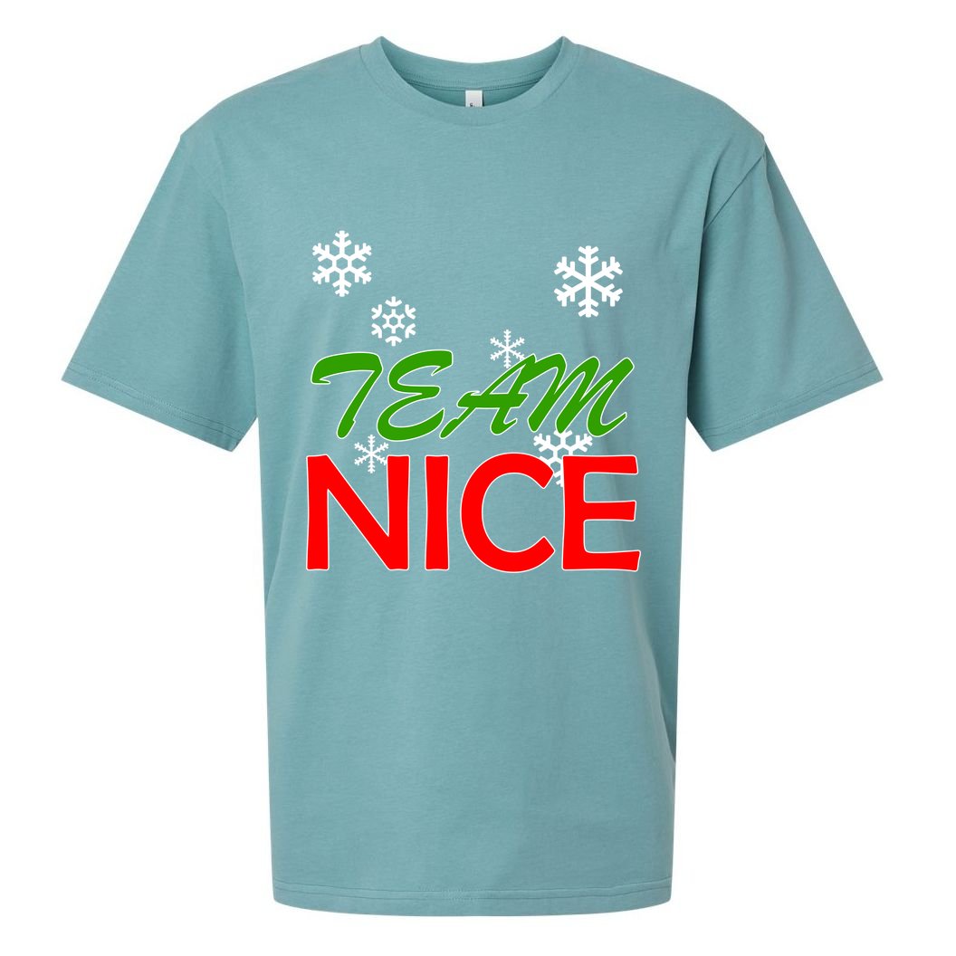 Team Nice Santa's Nice List Sueded Cloud Jersey T-Shirt