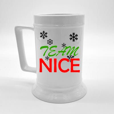 Team Nice Santa's Nice List Beer Stein