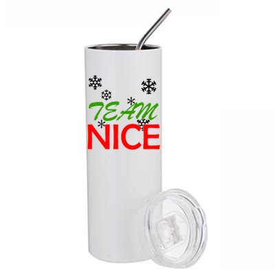 Team Nice Santa's Nice List Stainless Steel Tumbler