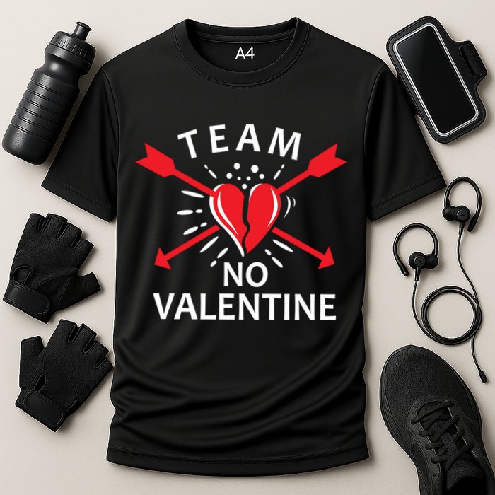 Team No Valentine Cooling Performance Crew T-Shirt