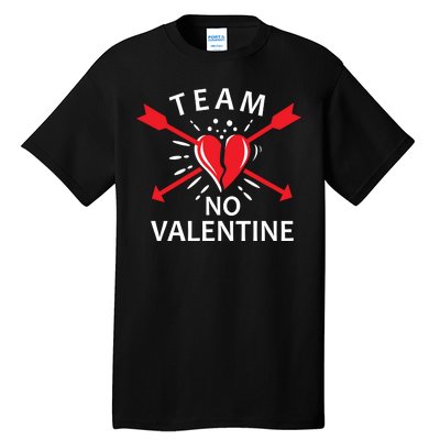 Team No Valentine Tall T-Shirt