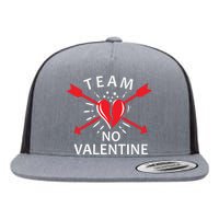 Team No Valentine Flat Bill Trucker Hat