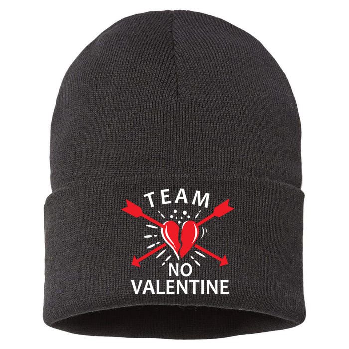 Team No Valentine Sustainable Knit Beanie