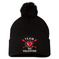 Team No Valentine Pom Pom 12in Knit Beanie