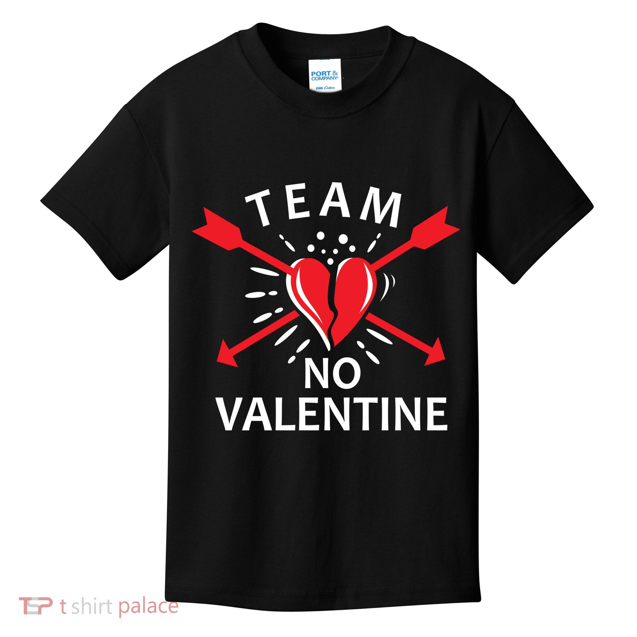 Team No Valentine Kids T-Shirt