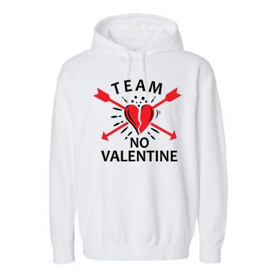 Team No Valentine Garment-Dyed Fleece Hoodie