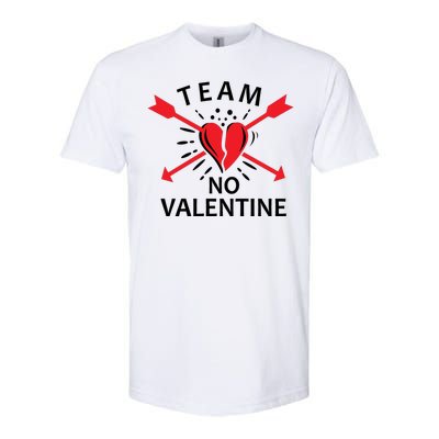 Team No Valentine Softstyle CVC T-Shirt