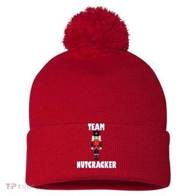 Team Nutcracker Pom Pom 12in Knit Beanie