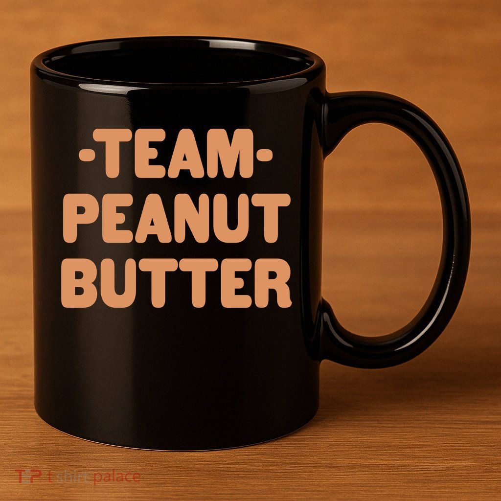 Team Peanut Butter 11oz C Handle Ceramic Mug