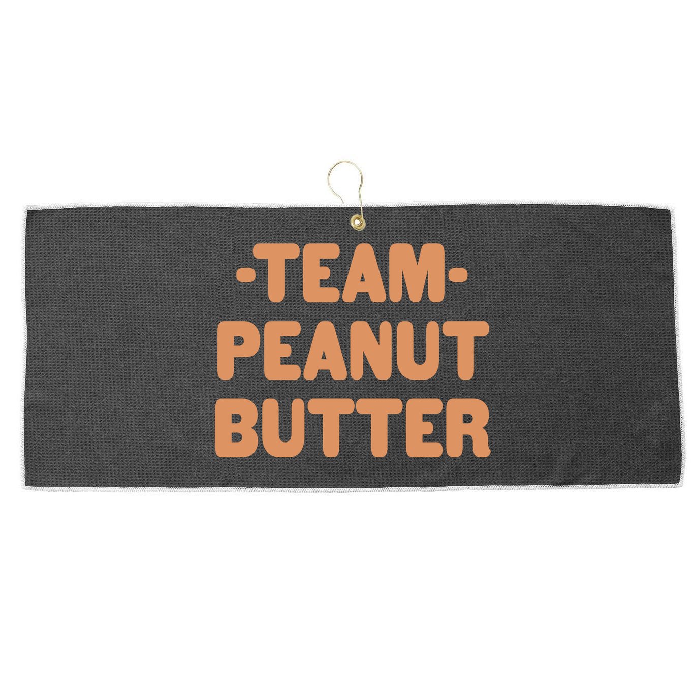 Team Peanut Butter Large Microfiber Waffle Golf Towel