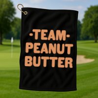 Team Peanut Butter Golf Towel