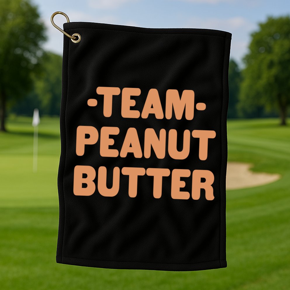 Team Peanut Butter Golf Towel