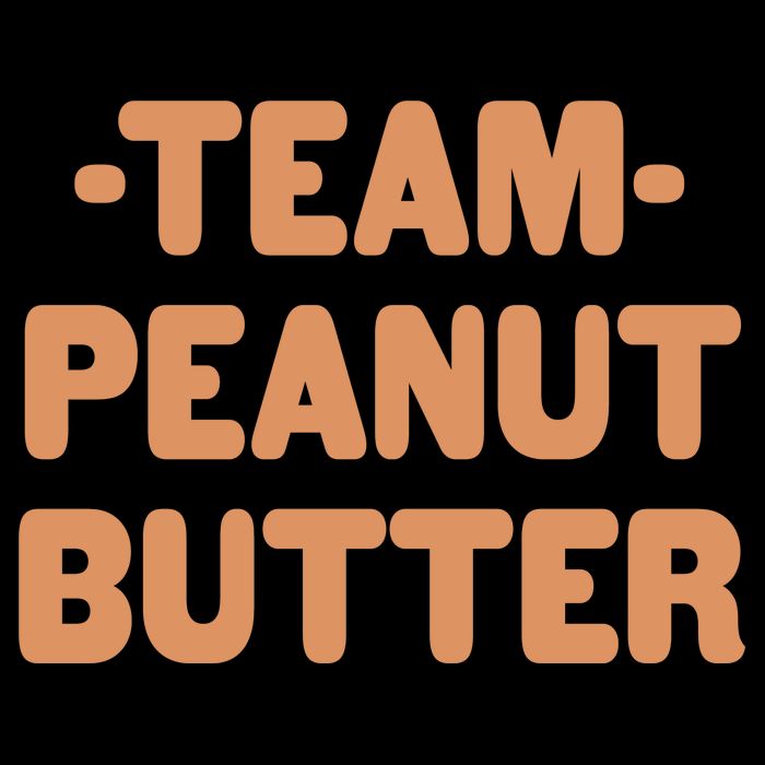 Team Peanut Butter Short Acrylic Beanie