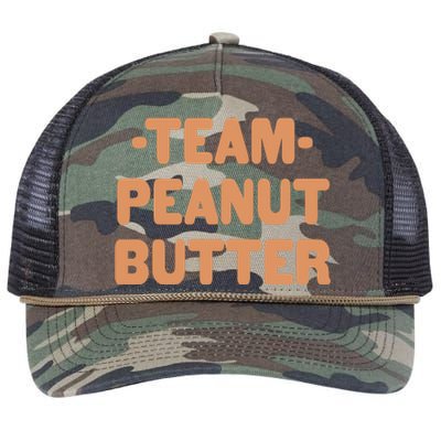 Team Peanut Butter Retro Rope Trucker Hat Cap