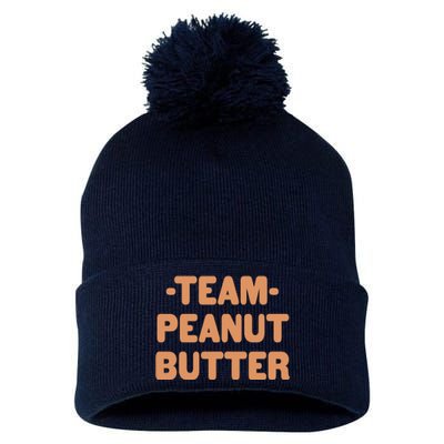 Team Peanut Butter Pom Pom 12in Knit Beanie