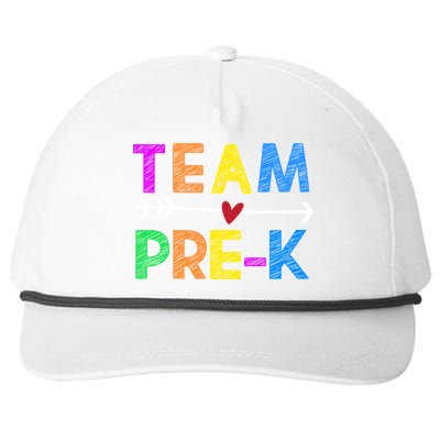 Team Pre-K  Snapback Five-Panel Rope Hat