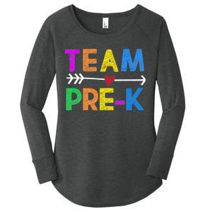 Team Pre-K  Women's Perfect Tri Tunic Long Sleeve Shirt