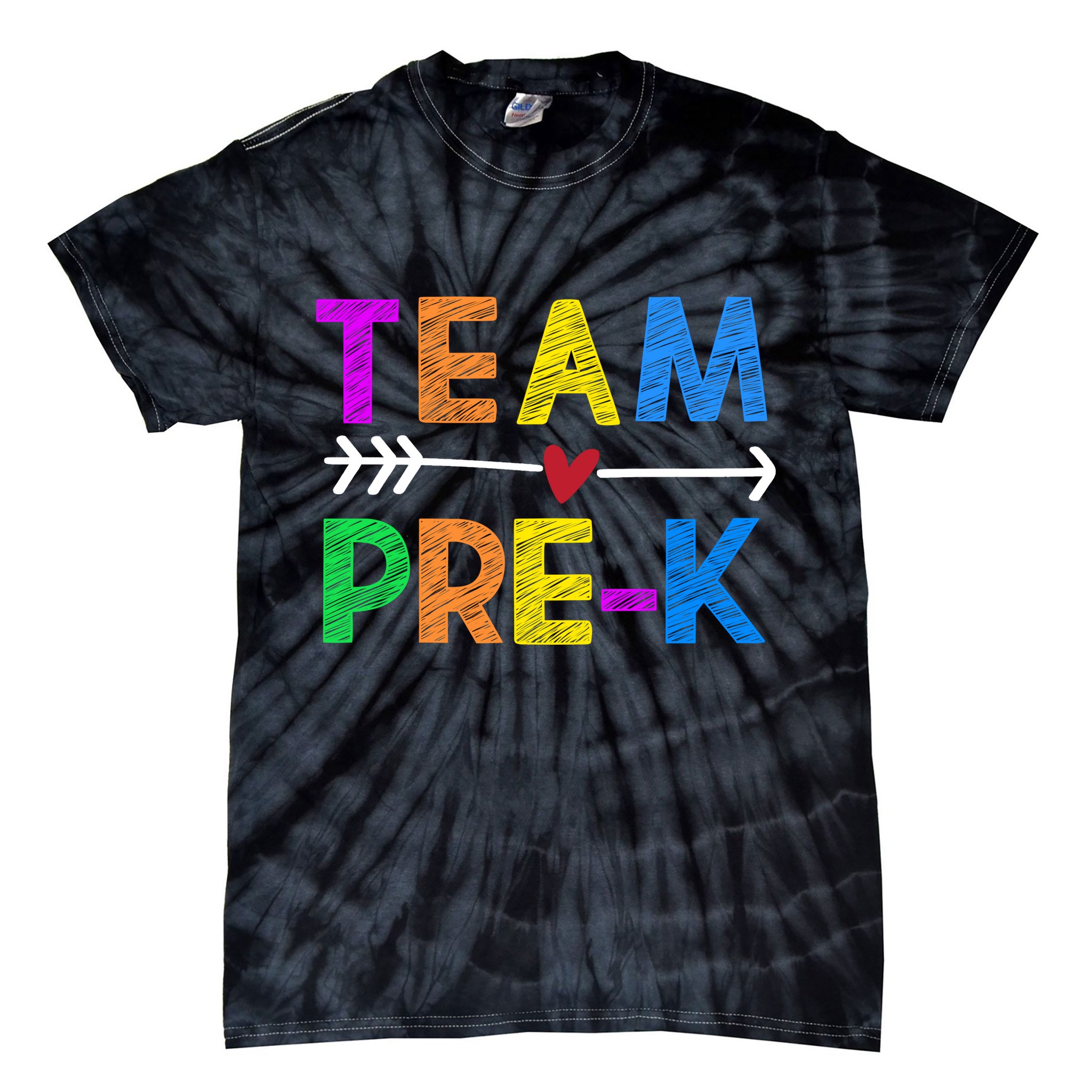 Team Pre-K  Tie-Dye T-Shirt
