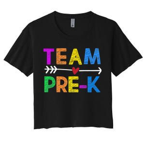 Team Pre-K  Women's Crop Top Tee