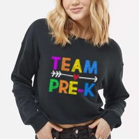 Team Pre-K  Cropped Pullover Crew