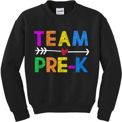 Team Pre-K  Kids Sweatshirt